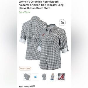Women’s Alabama Houndstooth Button Up